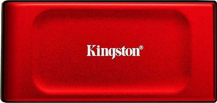 KINGSTON XS1000 RED 1TB / SSD PORTABLE EXTERNAL USB 3.2 GEN 2 (1 / 5)