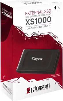 KINGSTON XS1000 RED 1TB / SSD PORTABLE EXTERNAL USB 3.2 GEN 2 (5 / 6)