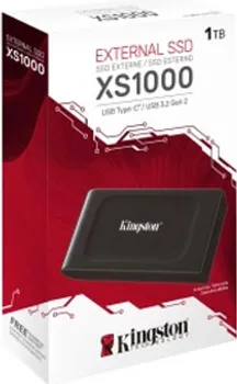 KINGSTON XS1000 RED 1TB / SSD PORTABLE EXTERNAL USB 3.2 GEN 2 (6 / 6)