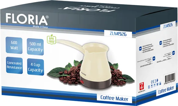 ZILAN / FLORIA KUVALO ELEKTRICNO ZA KAFU 500ML KUVALO ZA KAFU, 600 W, 0.5 LIT (3 / 3)