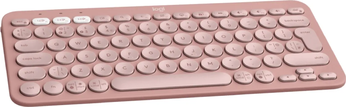 LOGITECH PEBBLE KEYS 2 K380S MEMBRANSKI TASTERI, BEŽIČNA/WIRELESS TASTATURA, SLOVNI RASPORED TASTERA EN (US), DOMET DO 10M, MATERIJAL PLASTIKA, BLU (3 / 5)