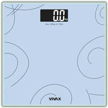 VIVAX PS-158W TJELESNA VAGA │ LCD EKRAN │ KAPACITET: 180 KG │ FUNKCIJA AUTOMATSKOG UKLJUČIVANJA │ INDIKATOR NISKOG KAPACITETA BATERIJE I PREOPTEREĆENJA │ 1XCR2032 BATERIJA (1 / 1)
