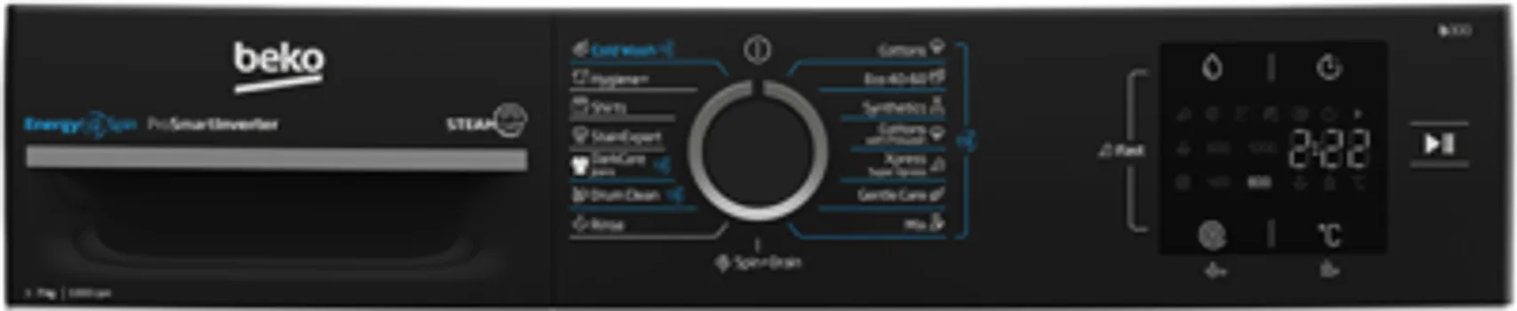 BEKO BM3WFSU37013WPBB [7KG / 1000 RPM / 49 CM / INVERTER / 72 DBA] (8 / 10)