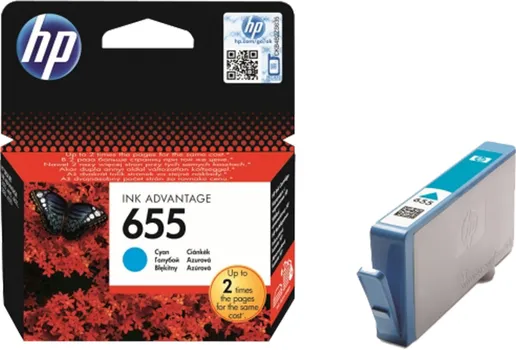 HP 655 CYAN INK CARTR.[CZ110AE] DESKJET INK ADVANTAGE 3525, 4615, 4625, 5525, 6525 E-ALL-IN-ONE (1 / 4)