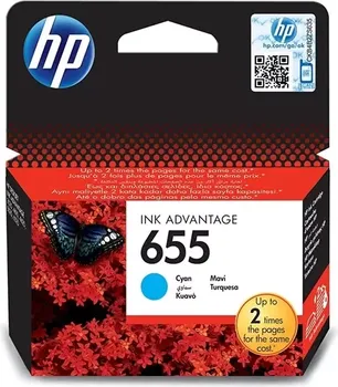 HP 655 CYAN INK CARTR.[CZ110AE] DESKJET INK ADVANTAGE 3525, 4615, 4625, 5525, 6525 E-ALL-IN-ONE (2 / 4)
