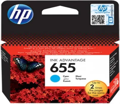 HP 655 CYAN INK CARTR.[CZ110AE] DESKJET INK ADVANTAGE 3525, 4615, 4625, 5525, 6525 E-ALL-IN-ONE (3 / 4)