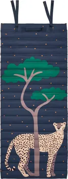 IKEA SANDLÖPARE ŠTEPANA PROSTIRKA, TAMNOPLAVA/GEPARD SAVANA, 60X140 CM (1 / 6)