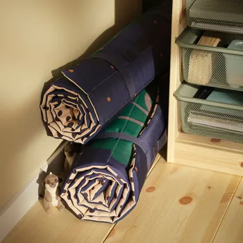 IKEA SANDLÖPARE ŠTEPANA PROSTIRKA, TAMNOPLAVA/GEPARD SAVANA, 60X140 CM (6 / 6)