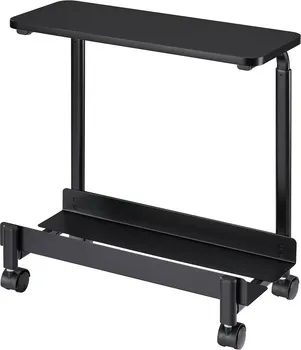 IKEA LÅNESPELARE KOLICA ZA RAČUNAR S POLICOM, CRNA, 50X27 CM (1 / 4)