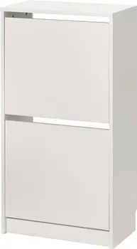 BISSA CIPELAR SA 2 ODJELJKA 49X28X93CM, BIJELA (1 / 5)