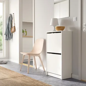 BISSA CIPELAR SA 2 ODJELJKA 49X28X93CM, BIJELA (2 / 5)