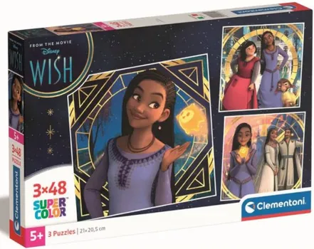 CLEMENTONI 25310 IGRAČKA PUZLE 3X48 SQUARE DISNEY WISH (1 / 1)