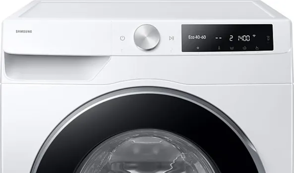 SAMSUNG WW90DG6U2FLEU4 MAŠINA ZA PRANJE VEŠA │ POSTAVLJANJE: SAMOSTOJEĆE │ KAPACITET BUBNJA: 9 KG │ MAKS. BRZINA OBRTAJA: 1400 RPM │ ENERGETSKA KLASA: A │ POTROŠNJA ENERGIJE (100 CIKLUSA): 44 KWH │ POTROŠNJA VODE (CIKLUS): 50 L │ NIVO BUKE (CENTRIFUGA): 72 DB │ BOJA: BIJELA │ EKRAN: LCD │ KONTROLE: OBRTNE, NA DODIR │ UGRAĐEN WI-FI │ PROGRAMI PRANJA: 23 │ DIMENZIJE: 600 MM X 550 MM X 850 MM │ TEŽINA: 66 KG (3 / 10)