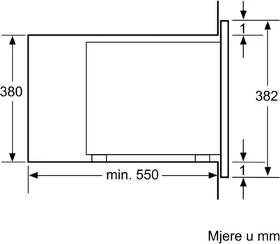 BOSCH UGRADNA MIKROTALASNA RERNA BFL554MB0 (3 / 5)