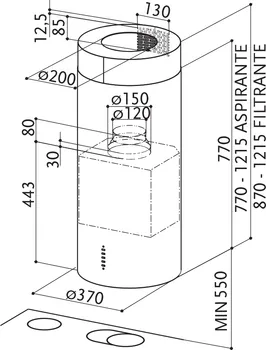 FABER CYLINDRA ISOLA EVO PLUS BK MATT A37 (5 / 7)