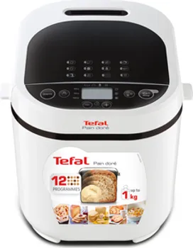TEFAL PAIN DORE 1KG PEKAČ HLEBA (PF210138) │ BROJ PROGRAMA: 12 │ SNAGA: 610-720W │ VELIČINE HLJEBA: 500G, 750G, 1000G │ MATERIJAL: PLASTIKA │ INTERFEJS: LCD │ ODLOŽENI START: DO 15 SATI │ ODRŽAVANJE TOPLOTE: 1 SAT │ PREMAZ POSUDE: PTFE │ OBLIK POSUDE: KVADRATNA │ NIVOI PEČENJA: SVIJETLA / SREDNJA / TAMNA │ BOJE: BIJELA (6 / 18)
