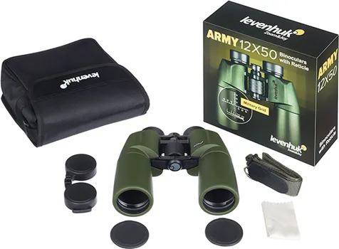 LEVENHUK DVOGLED ARMY 12X50 BINOCULARS WITH RETICLE 81935 (2 / 3)