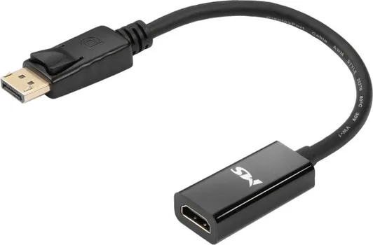 MS CC DISPLAY PORT - HDMI F ADAPTER, 20CM, 4K/30HZ, CRNI (1 / 1)