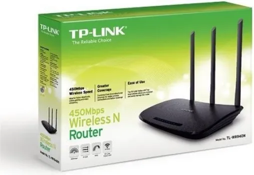 TP LINK RUTER TL-WR940N WIRELESS, 802.11 N, DO 450MBPS, 2.4 GHZ (4 / 4)