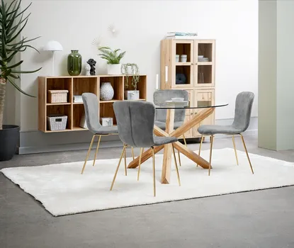 JYSK VITRINA SKALS 2 VRATA HRAST (3 / 9)