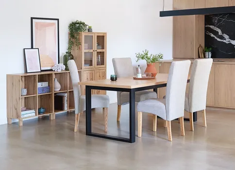 JYSK VITRINA SKALS 2 VRATA HRAST (7 / 9)