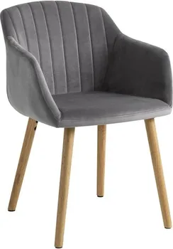 JYSK TRPEZARIJSKA STOLICA ADSLEV SIVA (1 / 13)