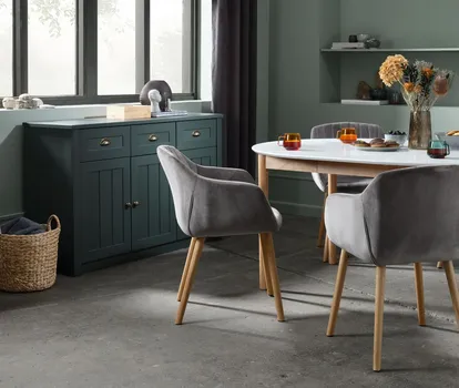 JYSK TRPEZARIJSKA STOLICA ADSLEV SIVA (7 / 13)