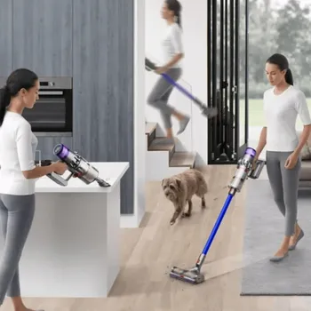 DYSON V11 ADVANCED ŠTAPNI USISAVAČ (479333) │ TEHNOLOGIJA CIKLONA: 14 KONCENTRIČNIH │ SNAGA USISAVANJA: 200 AW │ VOLUMEN POSUDE: 0.76 L │ VRIJEME RADA BATERIJE: 60 MIN │ VRIJEME PUNJENJA: 4,5 SATI │ DIMENZIJE: 261 X 250 X 1286 MM │ TEŽINA: 2 KG