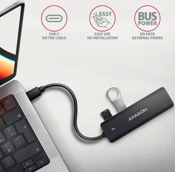 AXAGON USB-C 3.2 HUB SA 5 PORTOVA SA PODRŠKOM ZA PUNJENJE (8 / 9)