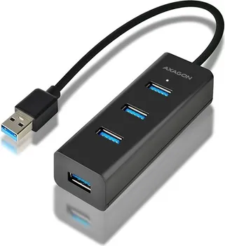 USB 3.0 HUB SA ČETIRI PORTA SA BRZIM PUNJENJEM I PODRŠKOM ZA NAPAJANJE, AXAGON (1 / 8)