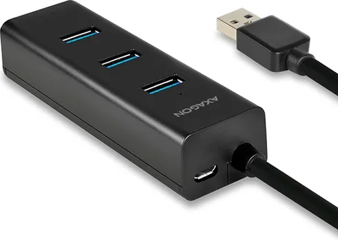 USB 3.0 HUB SA ČETIRI PORTA SA BRZIM PUNJENJEM I PODRŠKOM ZA NAPAJANJE, AXAGON (4 / 8)