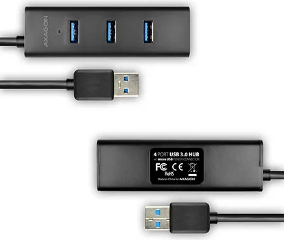 USB 3.0 HUB SA ČETIRI PORTA SA BRZIM PUNJENJEM I PODRŠKOM ZA NAPAJANJE, AXAGON (8 / 8)