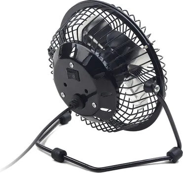 GEMBIRD METALNI VENTILATOR, USB 10CM DESKTOP FAN, BLACK, NF-03 