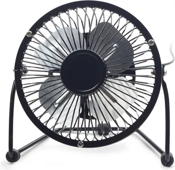 GEMBIRD METALNI VENTILATOR, USB 10CM DESKTOP FAN, BLACK, NF-03 