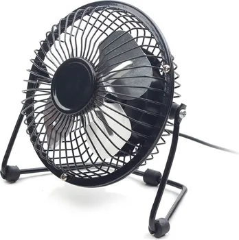 GEMBIRD METALNI VENTILATOR, USB 10CM DESKTOP FAN, BLACK, NF-03 