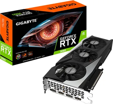 GIGABYTE VGA NVIDIA GEFORCE RTX 3060 WINDFORCE OC 12GB GDDR6, 192 BIT, DP*2(1.4A)/HDMI*2(2.1) (3 / 3)