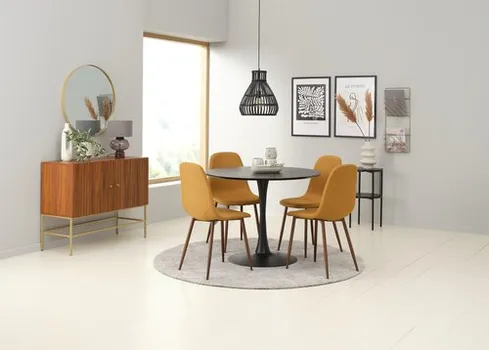 JYSK OGLEDALO MARSTAL Ø70 CM ZLATNA (8 / 10)