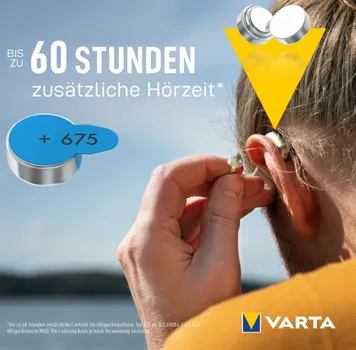VARTA PR44 (675) BATERIJA, 6 KOM. BLISTER (3 / 4)