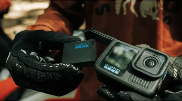 GOPRO ENDURO HERO13 BLACK RECHARGEABLE BATTERY, 1900 MAH, 1.5H 5.3K30, 2.5H 1080P30 (1 / 2)