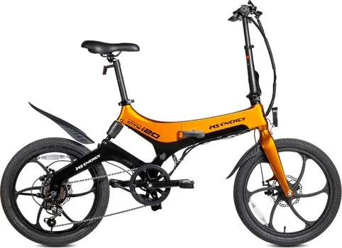 MS ENERGY EBIKE STREETFLEX I20 ORANGE BLACK [250W / 50km] (7 / 10)