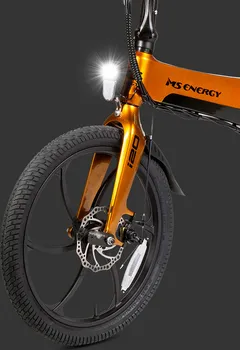 MS ENERGY EBIKE STREETFLEX I20 ORANGE BLACK [250W / 50km] (9 / 10)