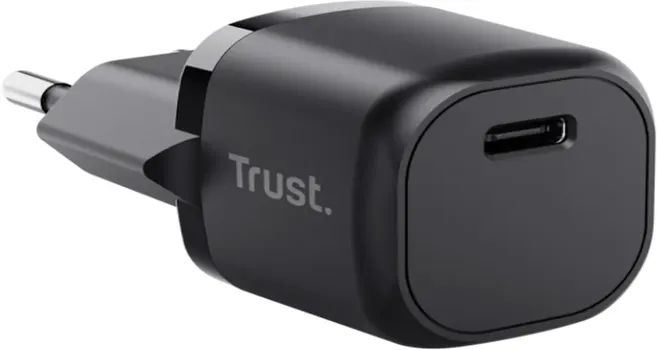 TRUST MAXO ULTRA-SMALL 20W USB-C PD CHARGER BLACK (3 / 4)