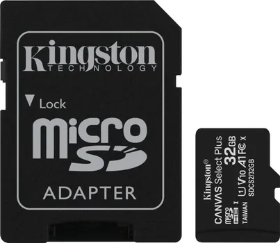 KINGSTON 32GB / MICROSDHC CANVAS SELECT PLUS (1 / 1)