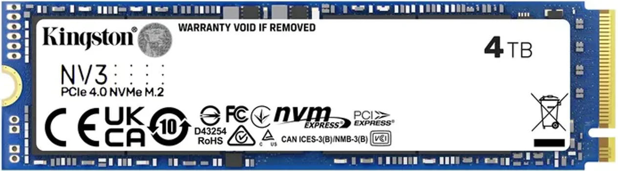 KINGSTON 4TB / SSD NVME PCIE 4.0 UP TO 6000MB/S READ 5000MB/S WRITE (2 / 3)