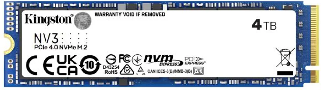 KINGSTON 4TB / SSD NVME PCIE 4.0 UP TO 6000MB/S READ 5000MB/S WRITE (3 / 3)