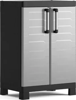 KETER ORMAR DETROIT 65X45X97CM SA 2 POLICE CRNO-SIVI (1 / 2)