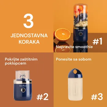 VITAPUR PRENOSIVI BLENDER ROSMARINO NUTRIMAX 2 GO, PLAVI (6 / 15)