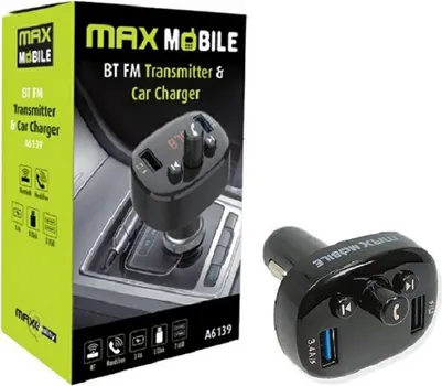 FM TRANSMITER I AUTO PUNJAČ MAXMOBILE A6139 2X USB 3.4A (1 / 1)