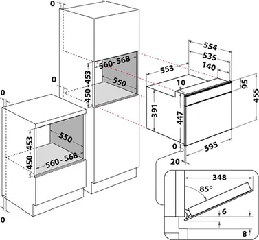 UGRADNA MIKROTALASNA PEĆNICA HOTPOINT ARISTON MP 996 IX HA (3 / 3)