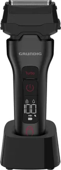 GRUNDIG MS 9330 APARAT ZA BRIJANJE │ MATERIJAL OŠTRICA: NERĐAJUĆI ČELIK │ LCD INDIKATOR PUNJENJA │ BRZO I USB PUNJENJE │ TURBO FUNKCIJA │ VREME RADA: 90 MIN │ VREME PUNJENJA: 120 MIN │ SNAGA: 5 W │ DIMENZIJE: 6 X 6 X 17 CM │ TEŽINA: 0.23 KG (1 / 5)